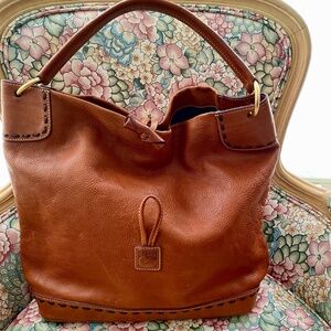 Dooney and Bourke Toggle Sac - Florentine Leather, Natural Color